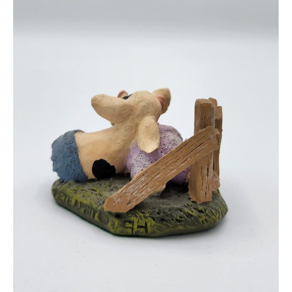 "Move Please" Calabar Creations Pig Hollow Pete Apsit figurine  1994 Vintage - Picture 6 of 10